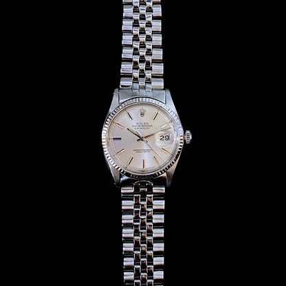 (1970) Rolex Datejust 36 ref. 1601 w/ Factory Silver Dial