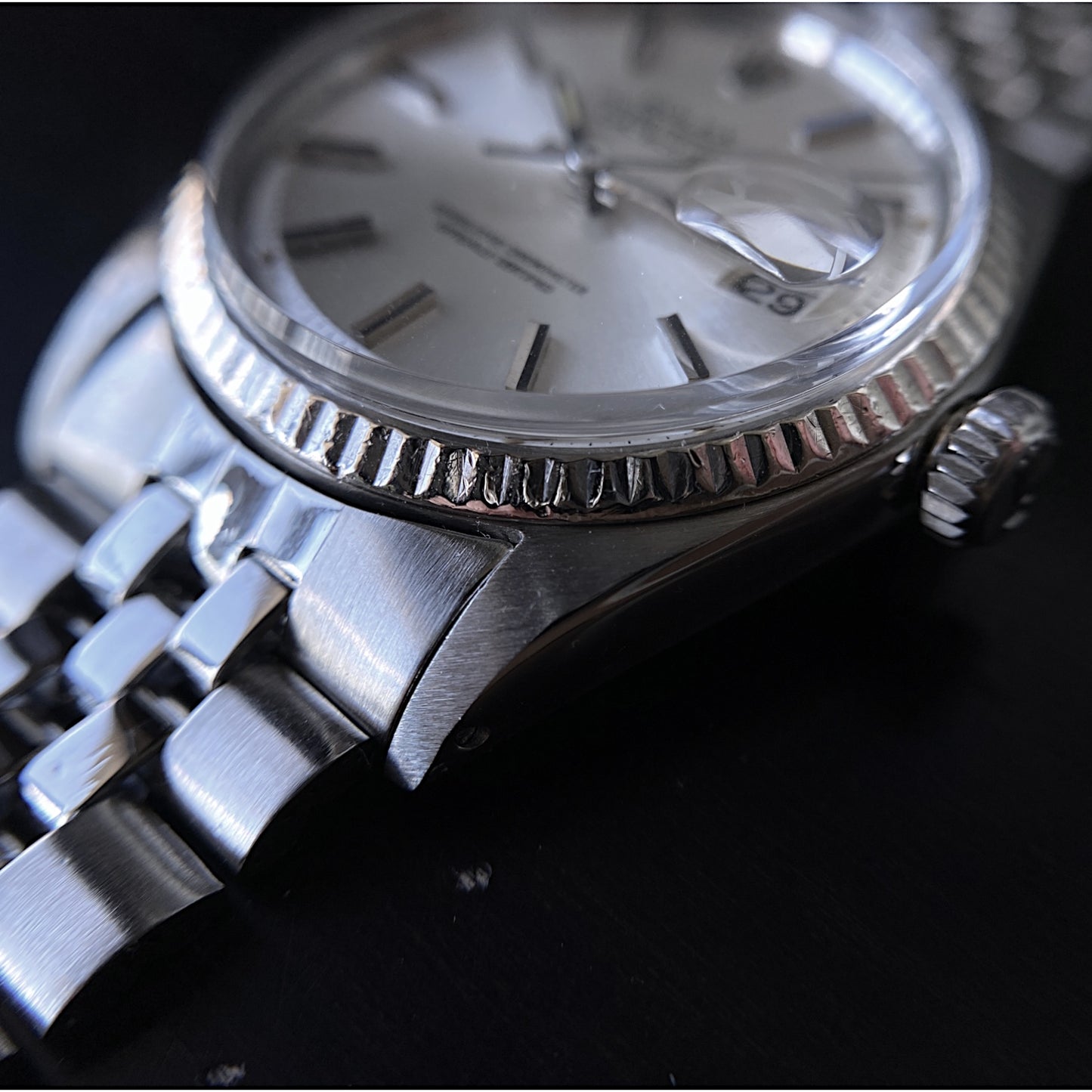 (1970) Rolex Datejust 36 ref. 1601 w/ Factory Silver Dial