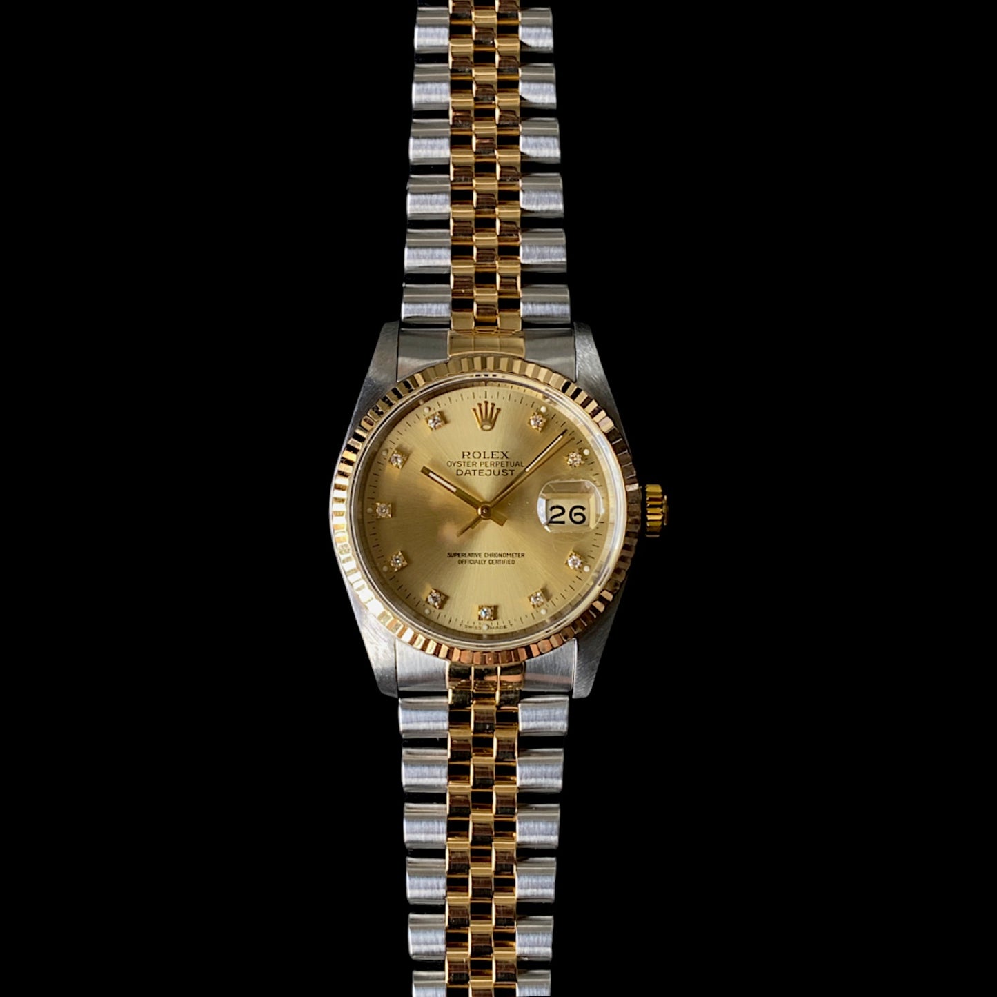 (1989) Rolex Datejust 36 ref. 16233 w/ Factory Diamond Dial